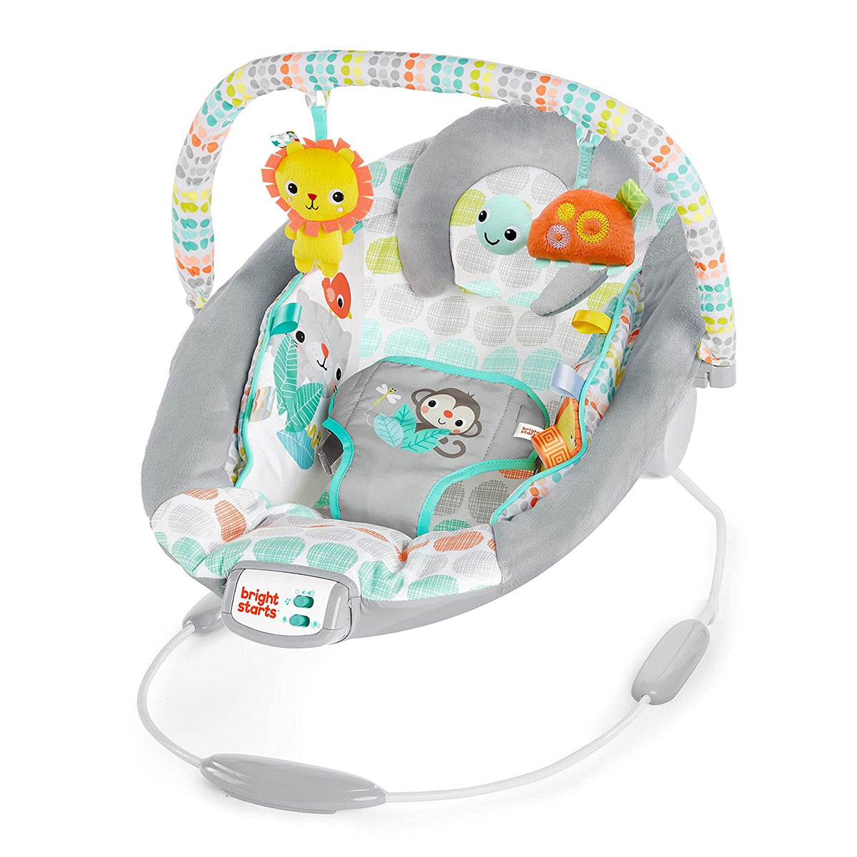 BRIGHT STARTS Baby Bouncer Whimsical Wild