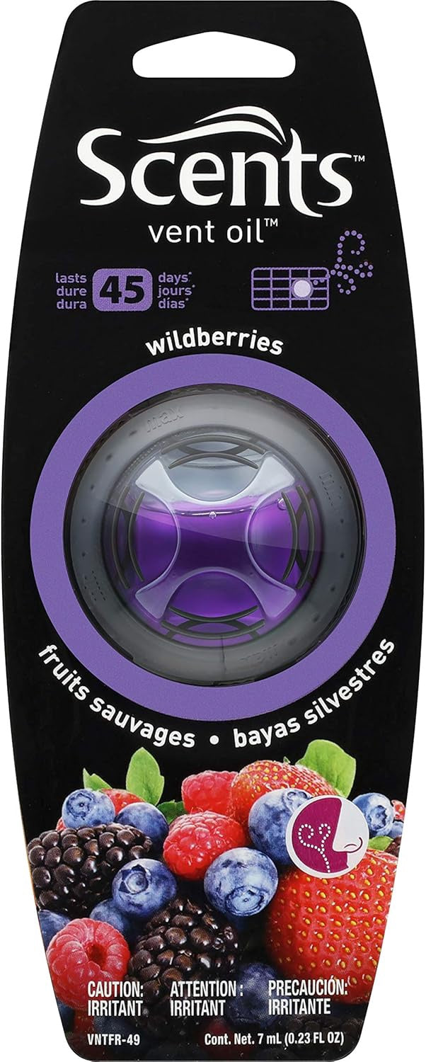 Car Air Freshener Scents Vent Oil Wildberries VNTFR-49 7ML .23FL OZ
