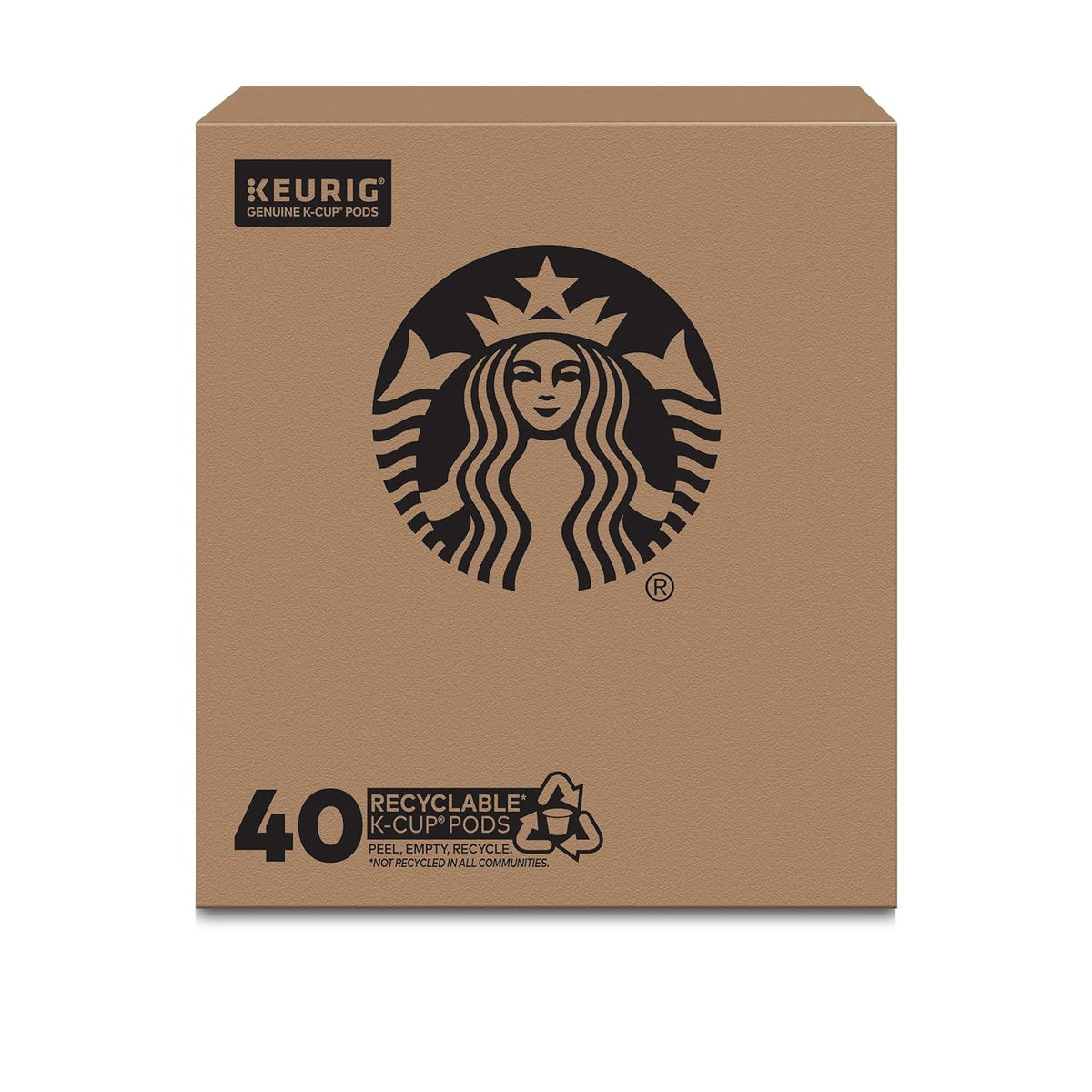 STARBUCKS Coffee K-CUP Pods Keurig Medium 40PODS .