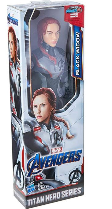 HASBRO Toy Avengers Marvel Endgame Black Widow 12" Action Figure with Titan Hero Power Fx Port