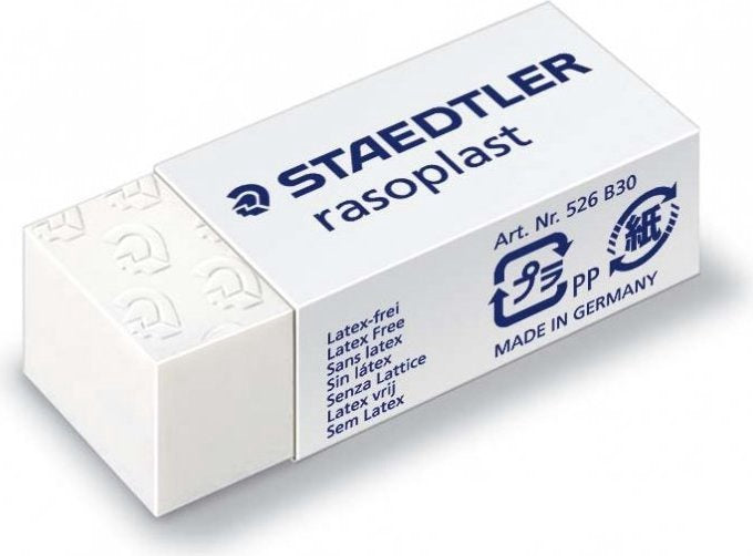 STAEDTLER Stationery Eraser Rasoplast 526 B30 Med