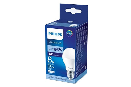 PHILIPS Bulb LED 8W 6500K 110V 9290018070