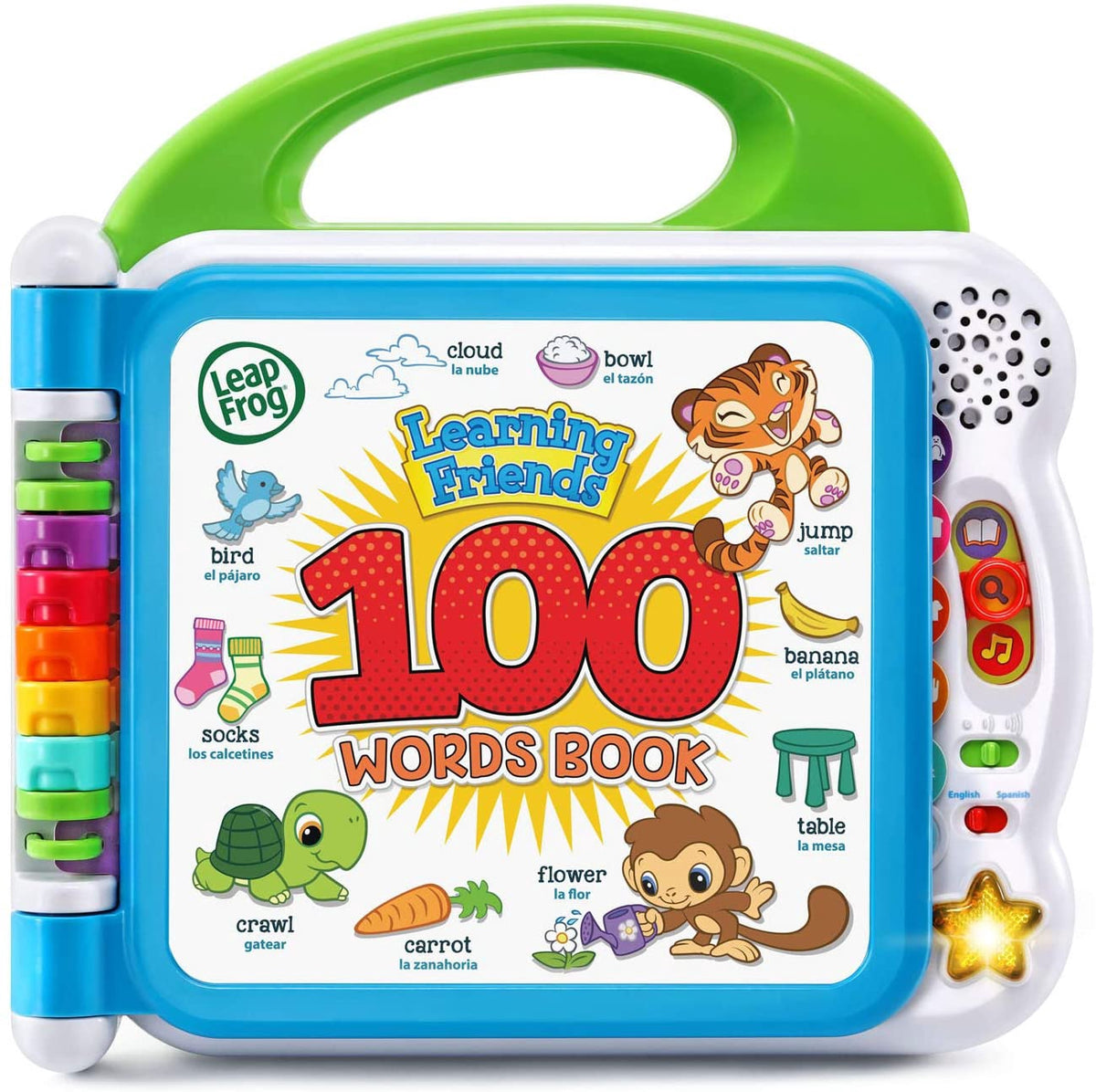 LEAPFROG Toy Learning Friends 100 Words Book Green / Purple