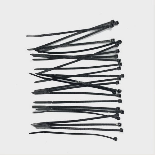 NIPPON AMERICA Cable Tie 4" Black IS-CT-4BUV 100PCS Pack