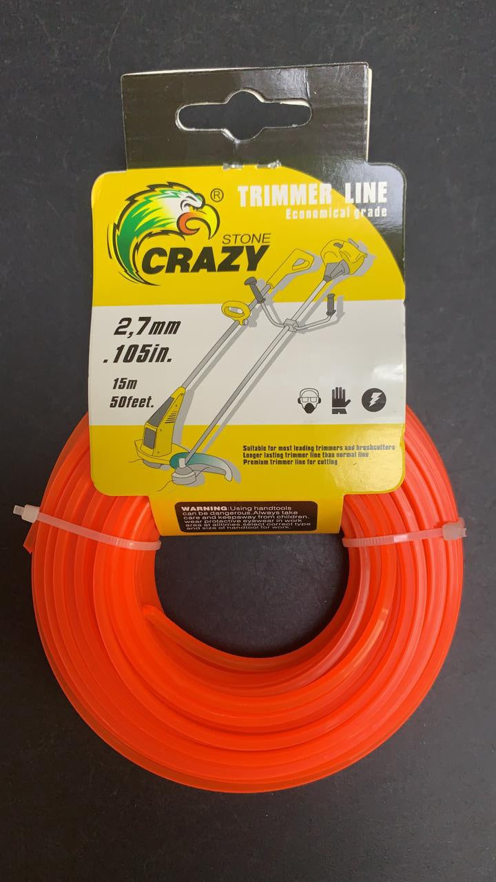 Trimmer Line 2.7MM 15M Stone Crazy