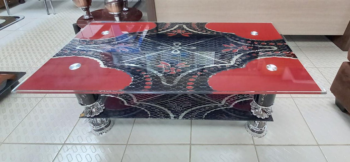 Glass Table 921A Red