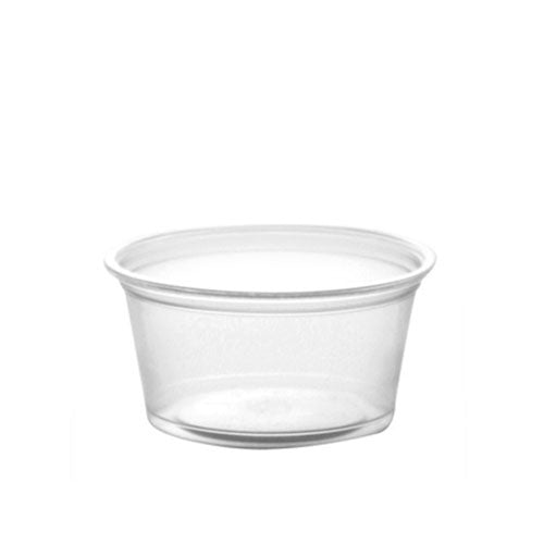 Food Tasting / Sample Cups No Lid 2OZ 100PCS Pack Clear