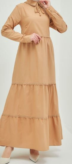 Dress Casual Beige Collar
