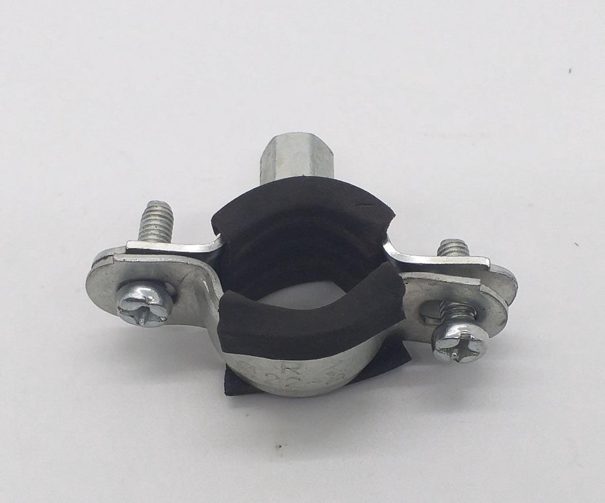 Pipe Clamp 1/2" Metal W/RUBBER