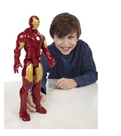 MARVEL Toy Avengers Assemble Titan Hero Iron Man 12" Action Figure
