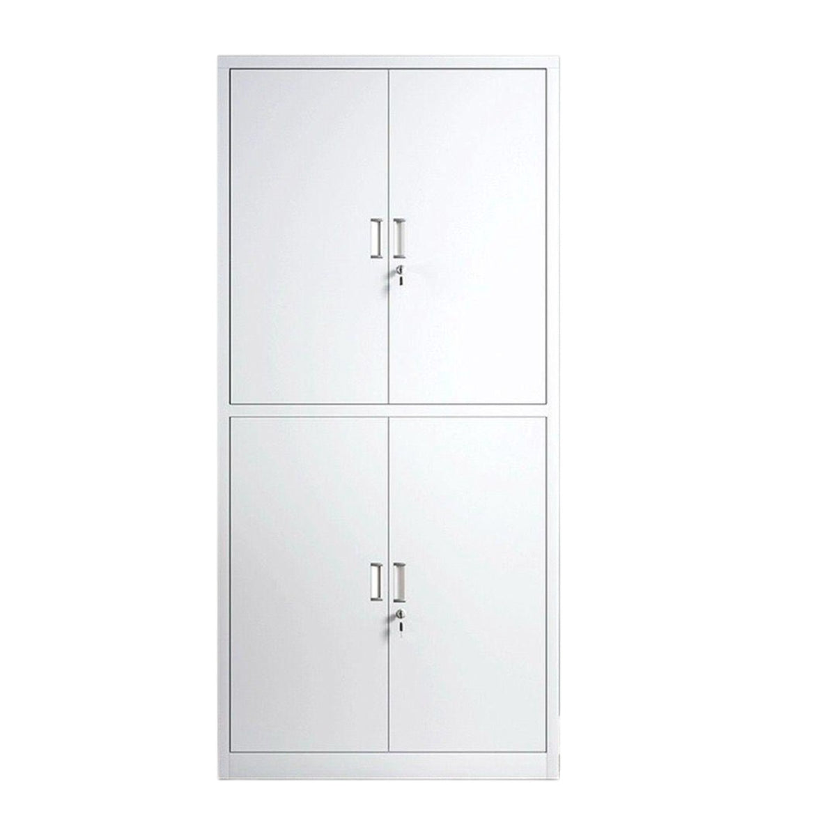 Cabinet Locker Storage 4 Door with Keys FHG-8148-Y512 70.8" X 33.4" X 15.3"