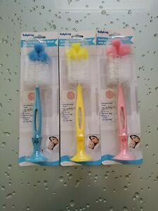 BABYKING Baby Bottle Brush Suction Base with Nipple Cleaner BK501