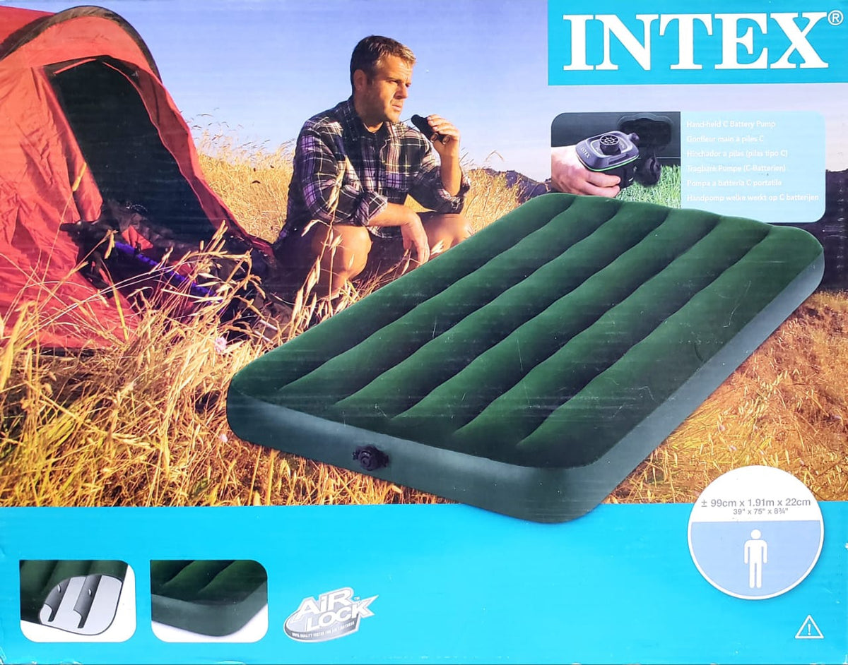 INTEX Mattress Air 66967 39X75X8.75 with Pump AP638
