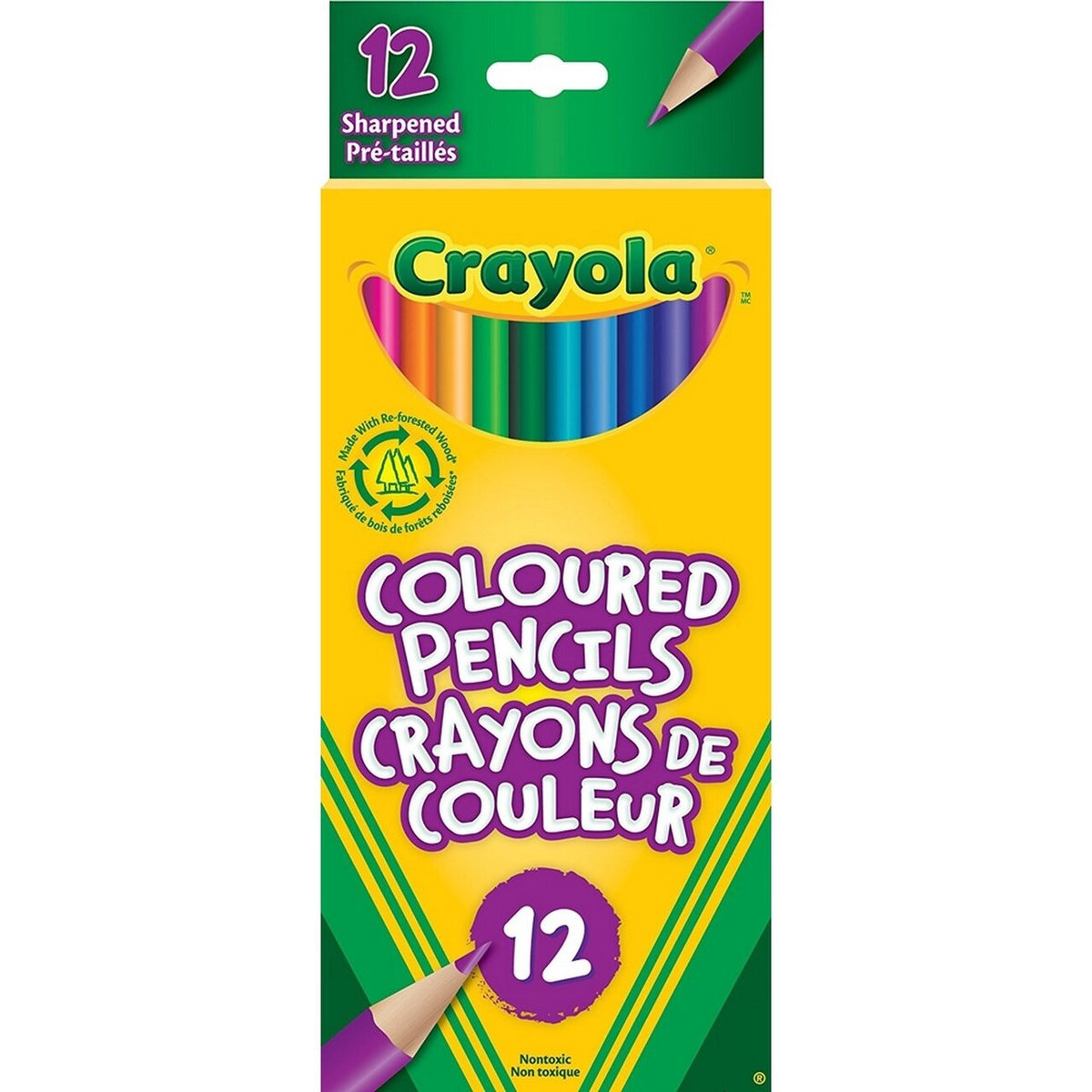 CRAYOLA Crayon 12PCS Pack Colored Pencils