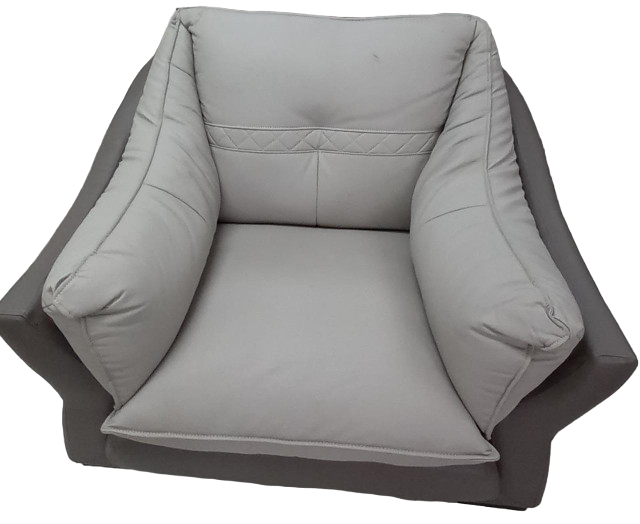 Sofa Set 2-2-1 Two Tone Leather FJ86