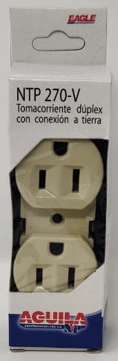 EAGLE Point Duplex Aguila Ntp 270-V W/O/B 15A Cream