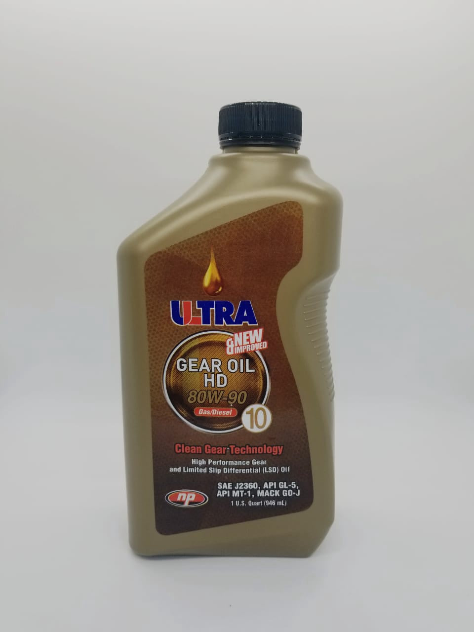 NP Oil Ultra Gear Oil HD 80W-90 1 Qts