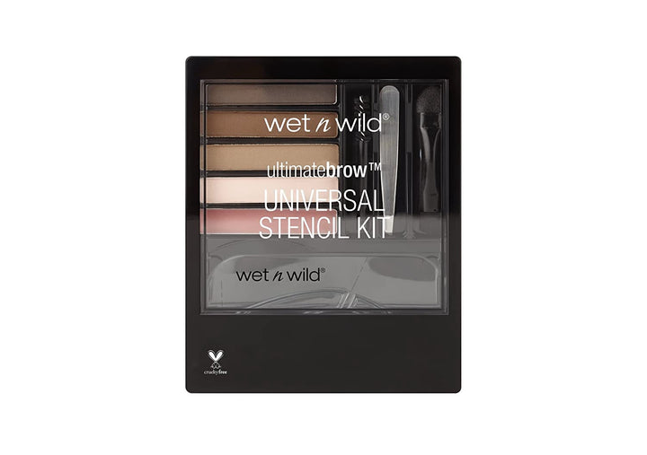 WET N WILD Makeup Universal Stencil Kit Ultimate Brow C985A