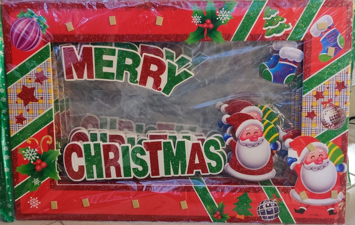 Christmas Decorations Sign Merry Christmas with Frame XM20