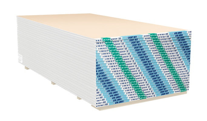 PANEL REY Gypsum Board 1/2" Regular Light Rey 4FT X 8FT Sheetrock