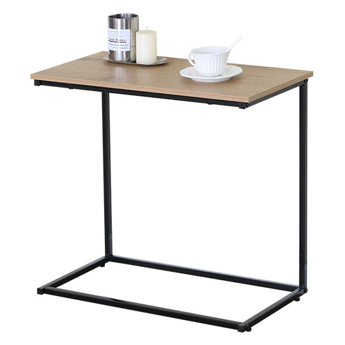 MUTBERG Side Table Steel Frame 23.65" X 11.85" X 21.65" HJF-SHBJ603055T
