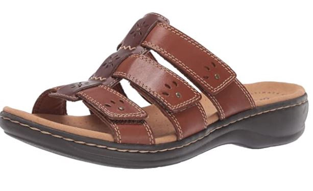 CLARKS Footwear Women's Leisa Spring Slide Sandal Brown