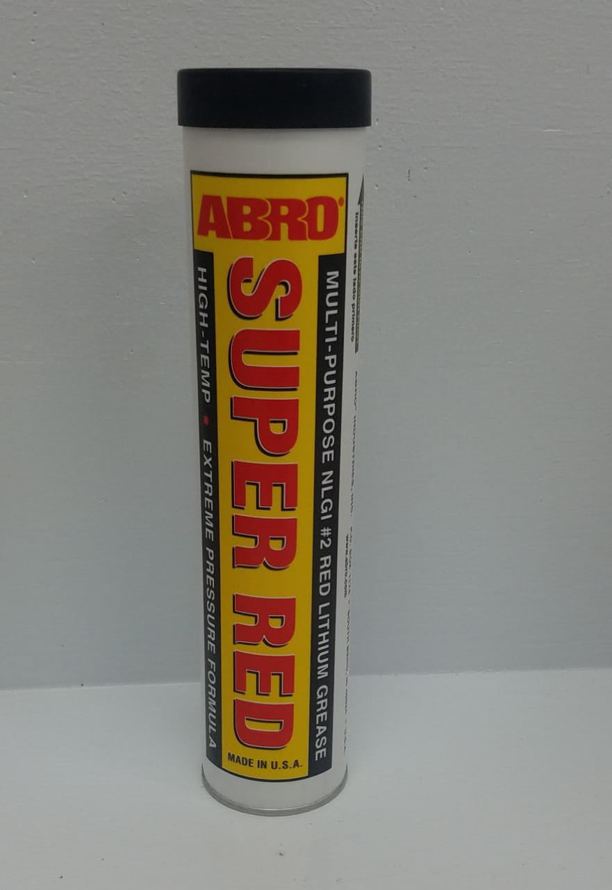 ABRO Grease Tube Super Red 14 OZ #LG-921