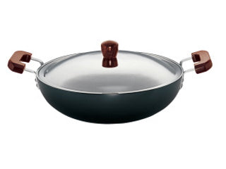 Deep Fry pan with Lid- Flat Bottom 7.5 L (L72/AD75S)