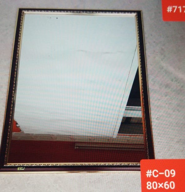 Mirror W/FRAME 80 CM X 60 CM #C-09