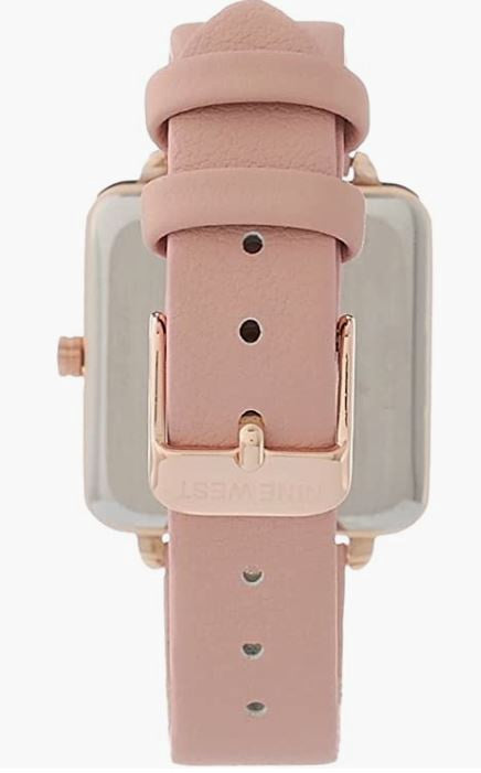 NINE WEST Watch Women Strap Pink 2670RGPK