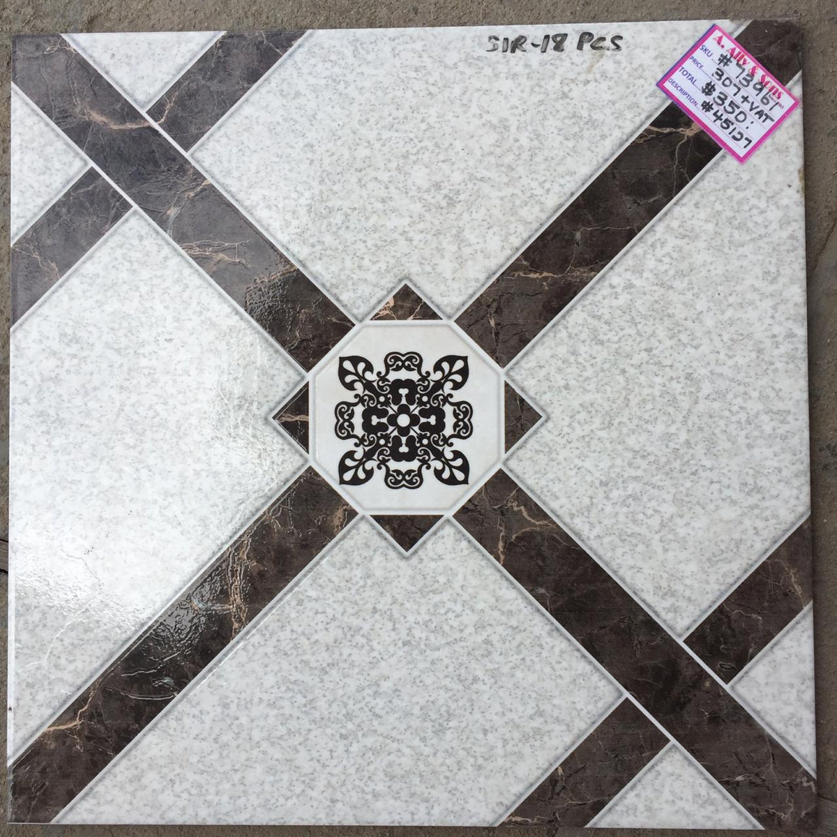 Tile Ceramic 18X18 N/SKID #45127