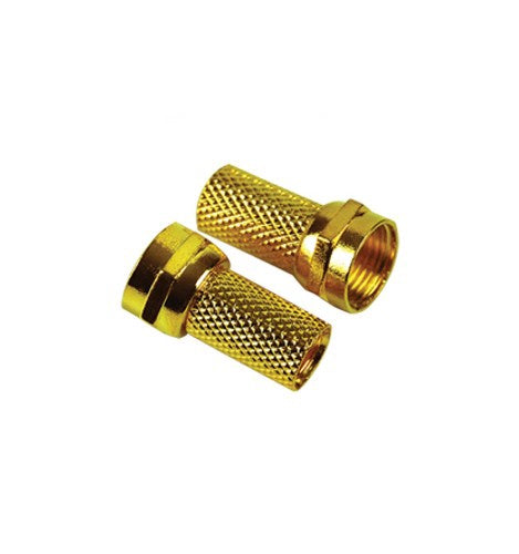 NIPPON AMERICA F Connector RG6 NF-56G 2PCS Pack SCREW-ON Gold