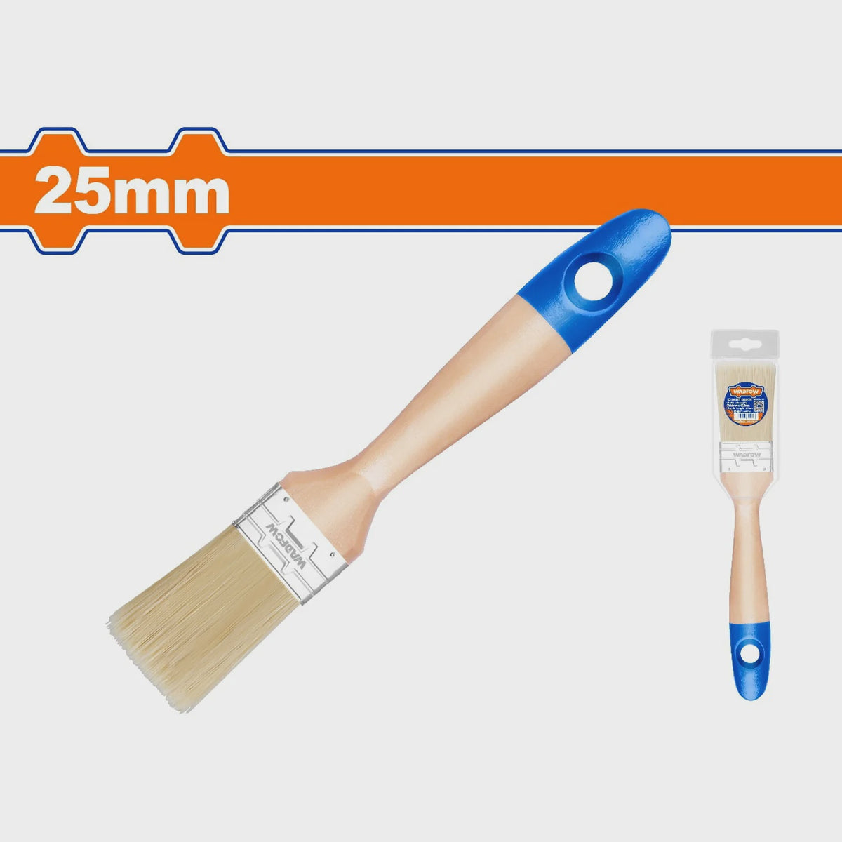 WADFOW Paint Brush 1" WPB2901 25MM Wood Handle
