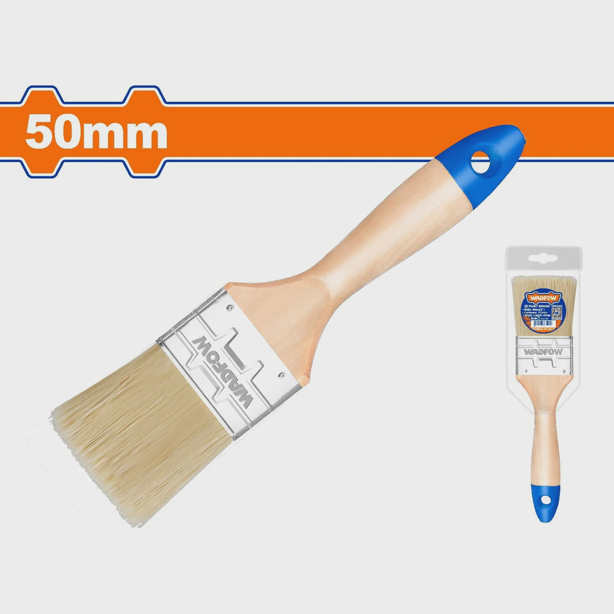 WADFOW Paint Brush 2" WPB2902 50MM Wood Handle