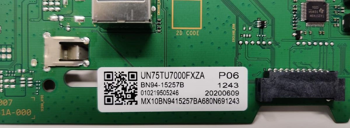SAMSUNG TV Main Board 75" UN75TU7000FXZA BN94-15257B