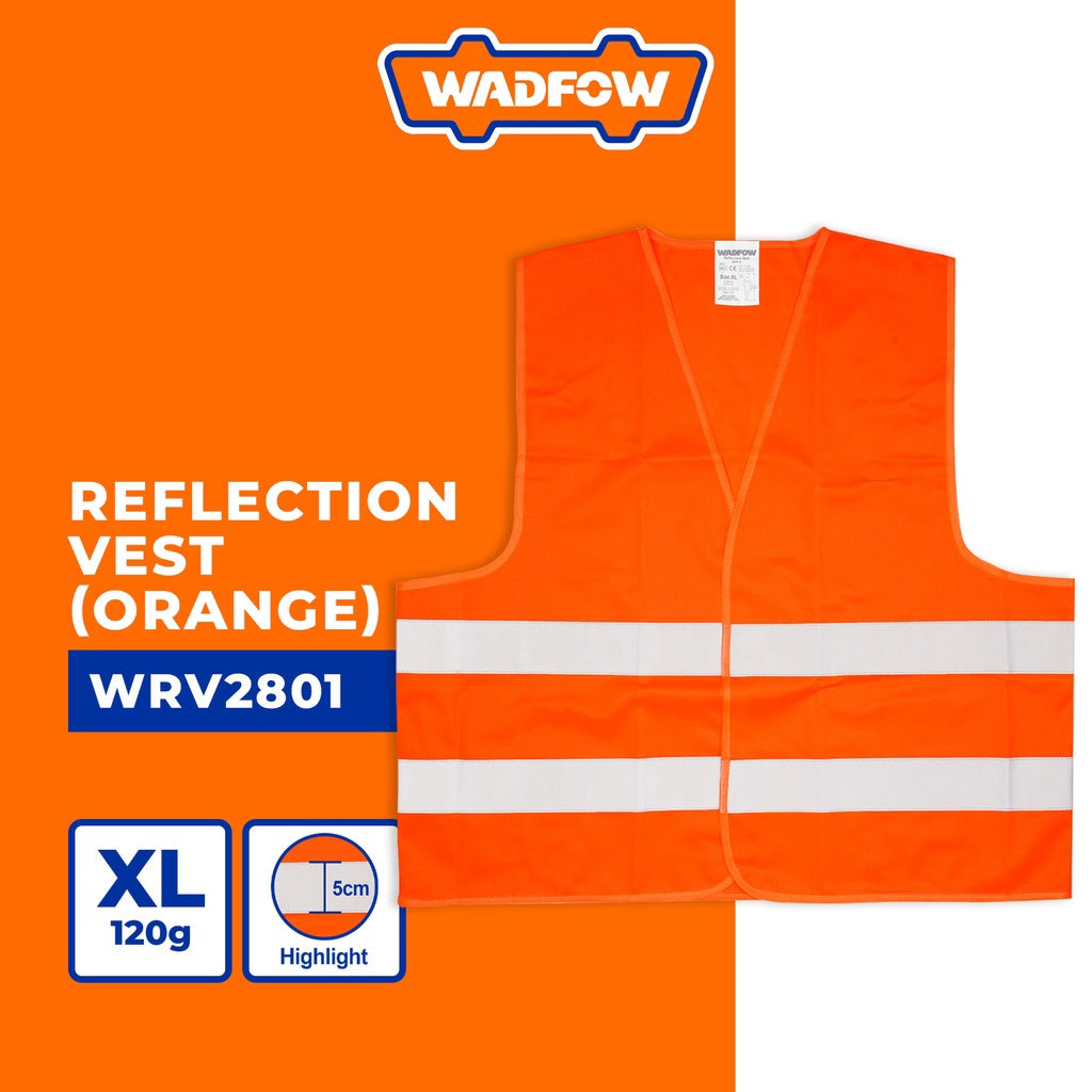 WADFOW Safety Vest WRV2801 Reflection Orange Xl