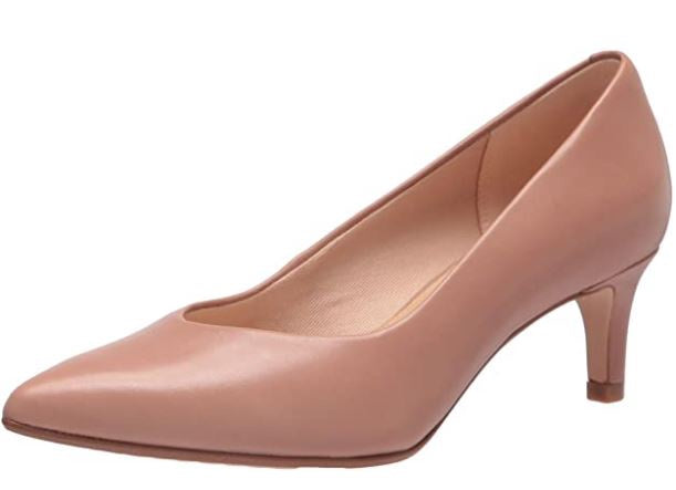 CLARKS Footwear Women's Laina 55 Court W Praline Leather