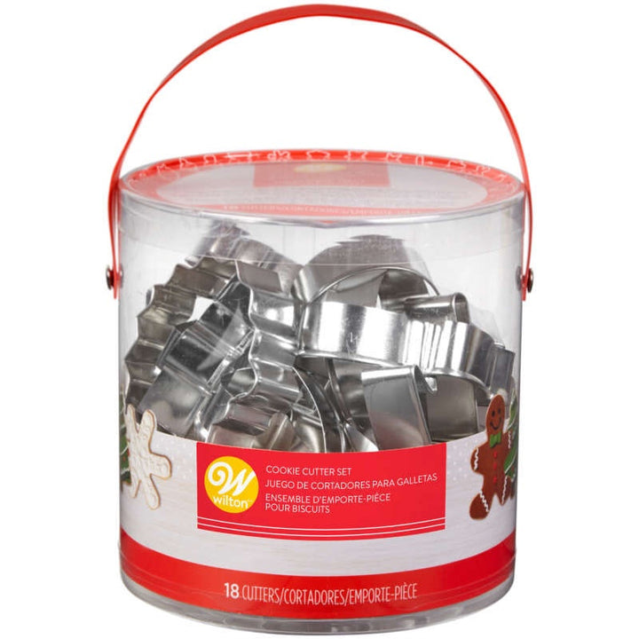 WILTON Baking Cookie Cutter Holiday 18PCS Set 2308-5454