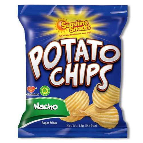 SUNSHINE SNACKS Potato Chips Nacho 13G 0.46OZ