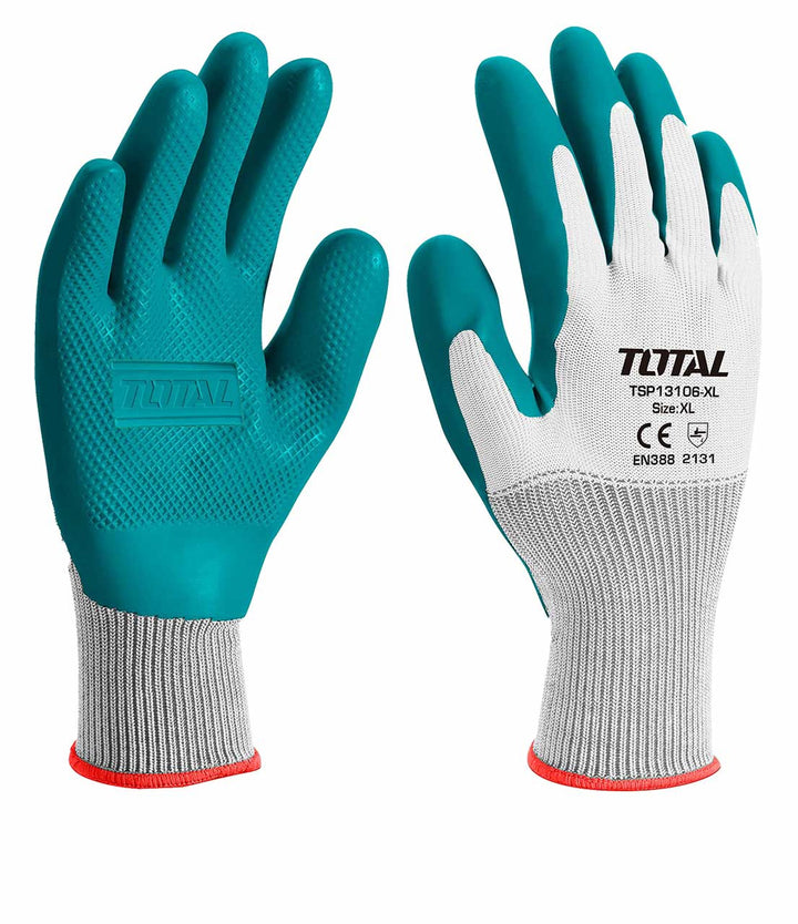 TOTAL Gloves Latex TSP13106-XL