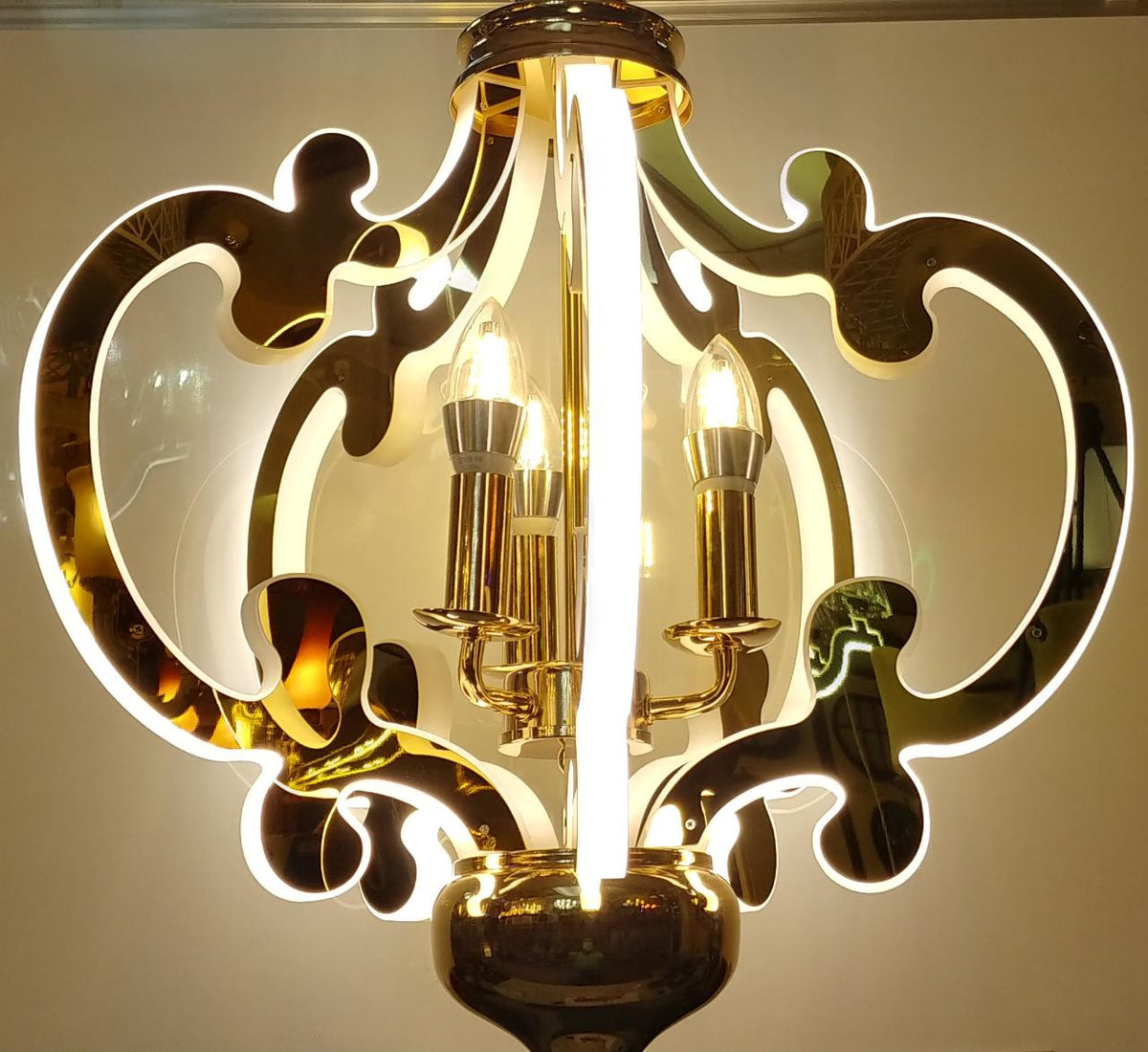 Chandelier LED 7003-5 with Remote Control