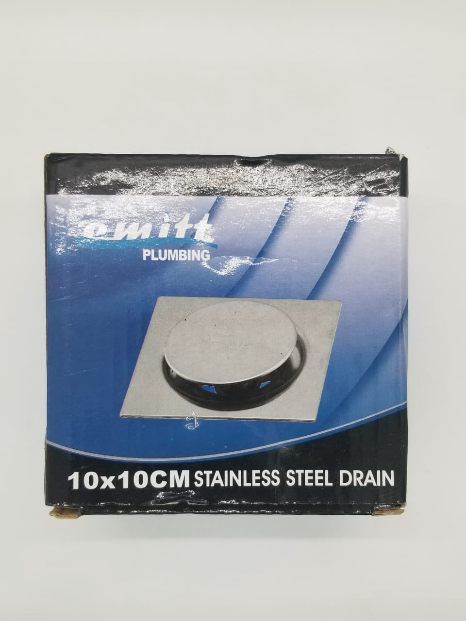 CMITT Floor Drain Stainless Steel 10X10CM Square