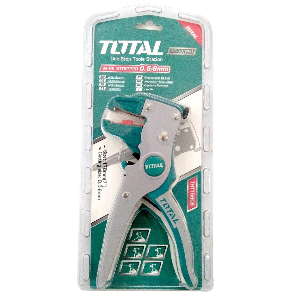 TOTAL Wire Stripper THT15606 178MM 7" 0.5-6M