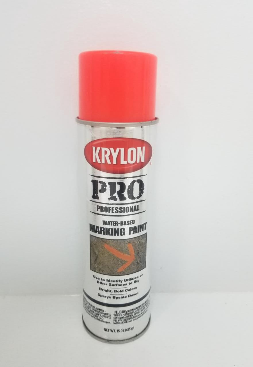 KRYLON Pro Marking Paint Fl Red 7324 15OZ