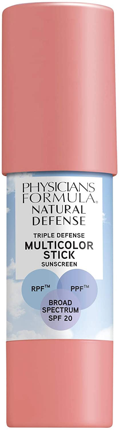 PHYSICIANS FORMULA Makeup Natural Defense Triple Defense Multicolor Stick with Spf 20 Soft Pink 0.26OZ