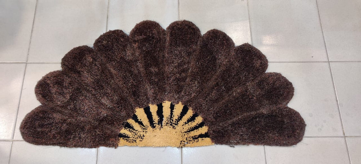 Floor Mat SE-87 Half Fan Rug Carpet 70X140CM