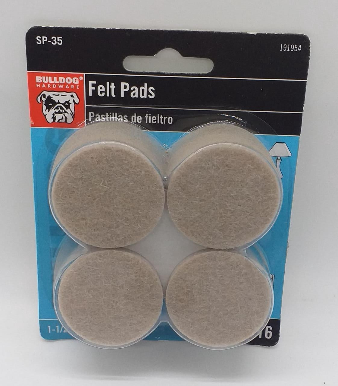 Felt Pads 16PCS Bulldog SP-35 Cream