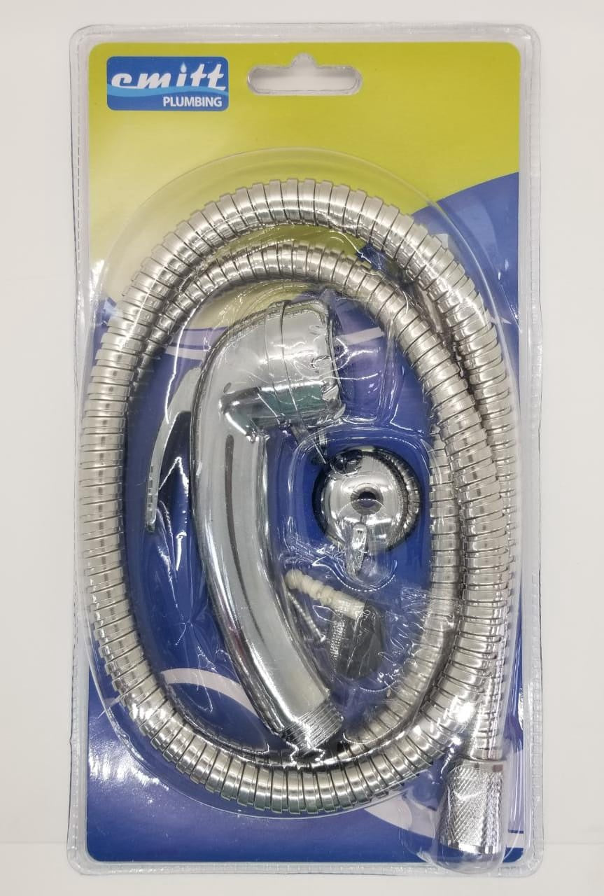 CMITT Shower Rose W/PRESS Lever & Hose 1/2"