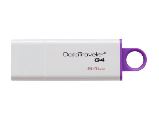 KINGSTON Computer Flash Drive 64GB USB G4 Data Traveler DTIG4/64GB