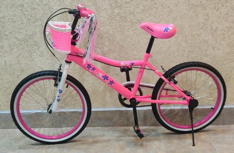 SINGH'S SUNSET Bicycle 20" Singh SS-20 Girls Pink with Basket